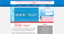 Desktop Screenshot of iiserngo.org