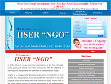 Tablet Screenshot of iiserngo.org